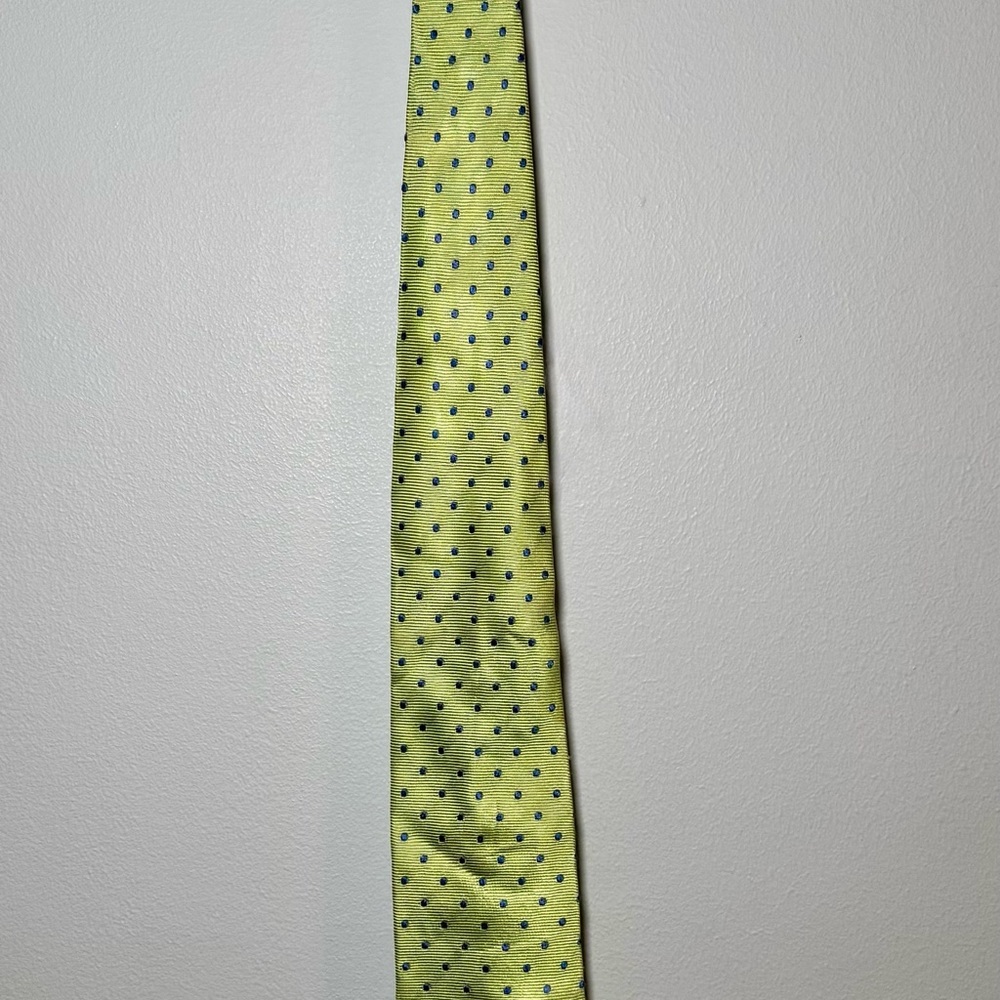 Club Room Lime Green Polka Dot Tie